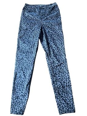 HT Denim Leopard Print Ultra High Rise Skinny Jeans Size 5